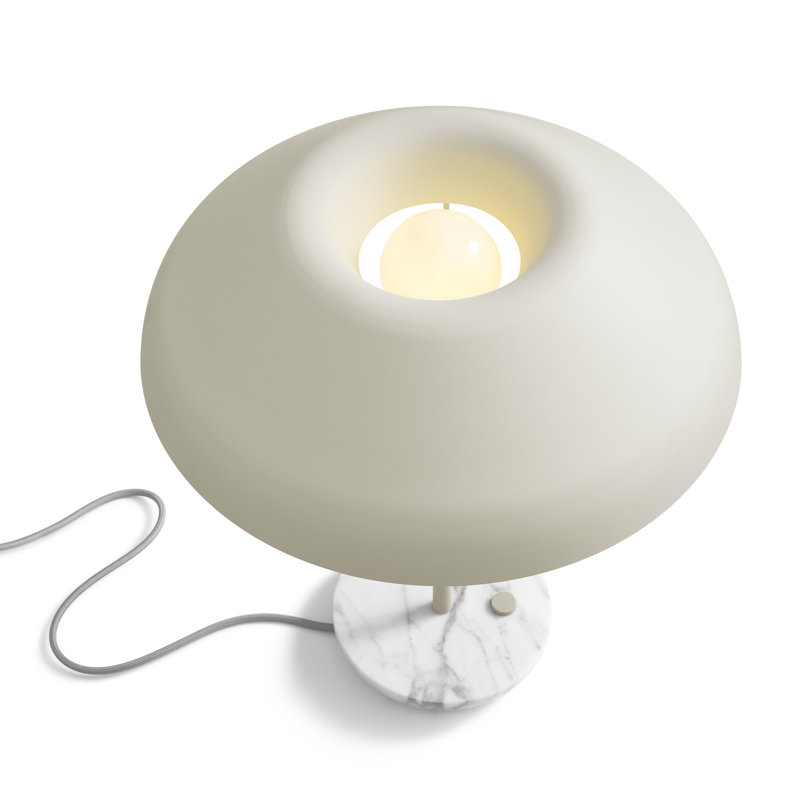 Beau Table Lamp, Putty, Putty/White