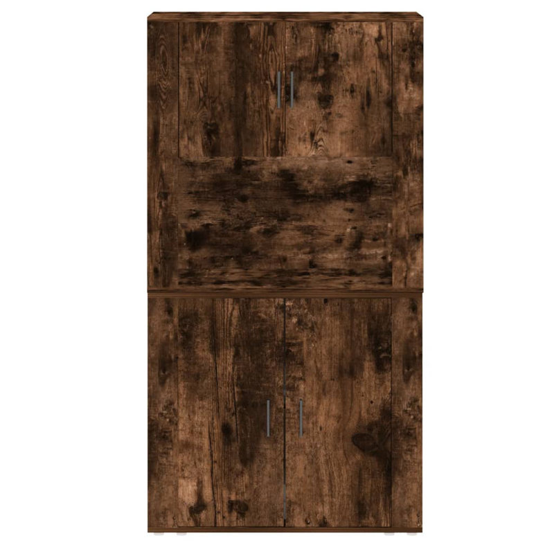 Vidaxl 80cm Sideboard, Smoked Oak