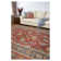 Buckhill Oriental Hand-Tufted Wool Area Rug in Brick Red/Navy/Mustard