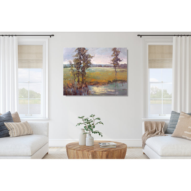 Morning On The Marsh Print, 30" H x 40" W x 2" D, Wrapped Canvas