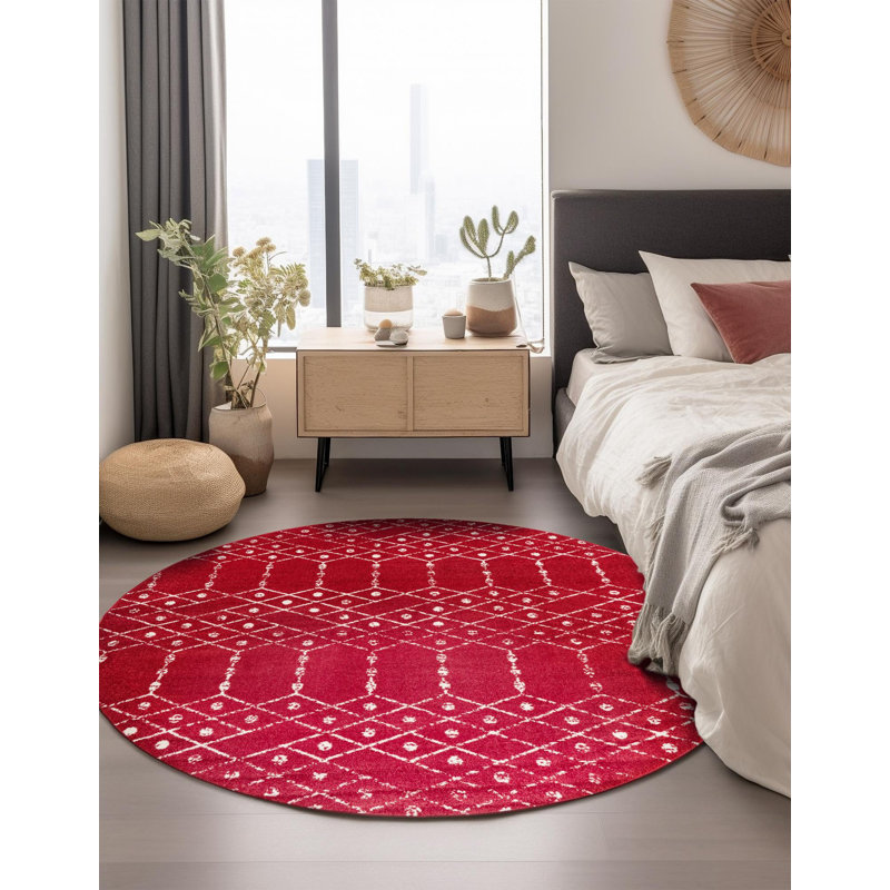 Tapis treillis Haywards Maeve Paxon 6, Rond 5 pi 3 po