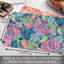 Ensemble de 4 napperons réversibles Vibrant Sealife