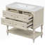 Ensemble de meuble-lavabo sur pied avec 4 tiroirs-1084446330