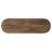 Dyllen Oval Solid Mango Wood Entryway Console Table Brown