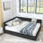 Queen Size Storage Upholstered Tufted Bed Frame, Sofa Bed Frame with Comfortable Backrest and Armrests, Queen Size Bed for Bedroom-550283481