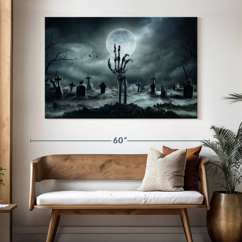 Skeleton Resurrection, 34" H x 51" W