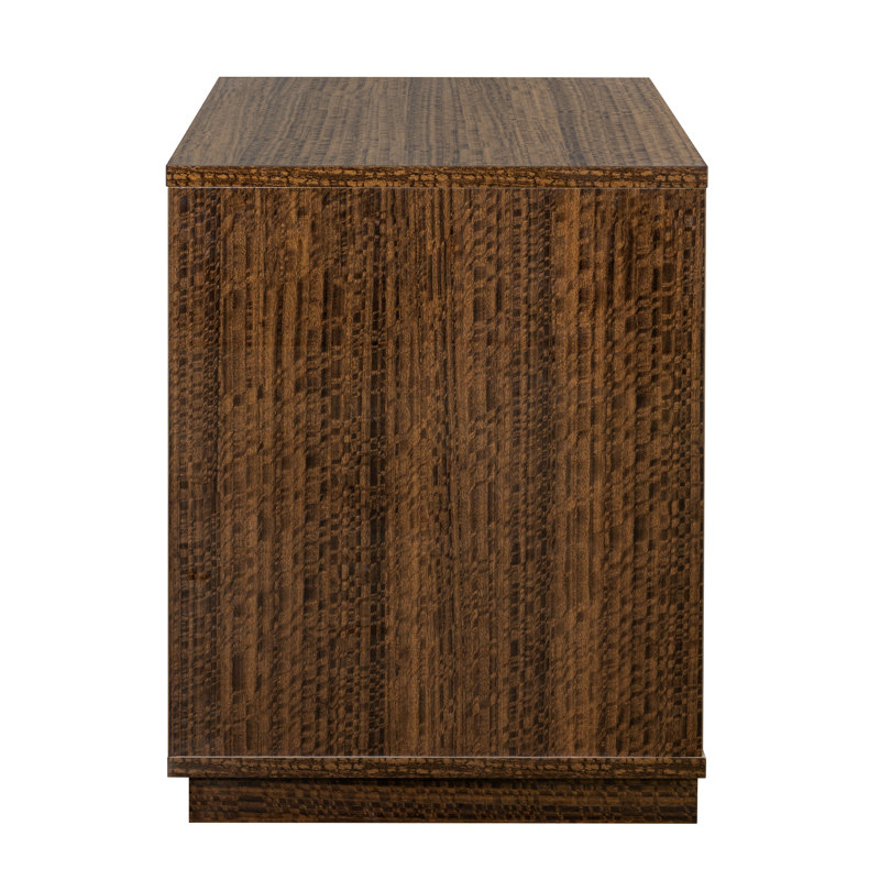 Kayner 2-Drawer Nightstand - Charcoal