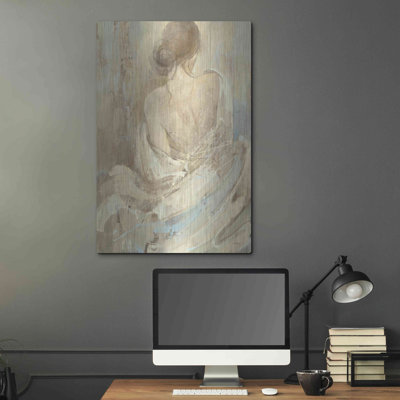 Luxe Metal Art 'Abstract Figure Study I' By Albena " Abstract Figure Study I " by Albena Hristova