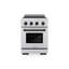 ZLINE Autograph 24 in. Paramount Induction Range with 3 Element Cooktop & Matte Black Accents-1931725590