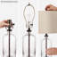 Lampe de table claire 22 po Batty