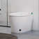 Smart Bidet Toilets Tankless, Auto Open/Soft-close, Auto Dual Flush Heated Seat Warm Wash Dry, Massage Clean, Remote Control
