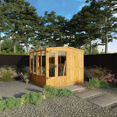 8 Ft W x 8 Ft D Greenhouse