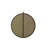 Cassie Metal/Manufactured Wood Round Wall Mirror-1825838290-1825838288