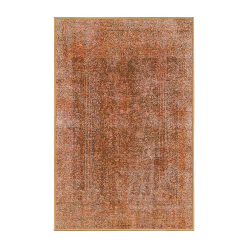 Tapis décoratif multicolore à motif abstrait, Rectangle 2 pi x 4 pi