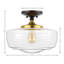 Plafonnier semi-encastré 1 lumière 14 po T maté-1537268037