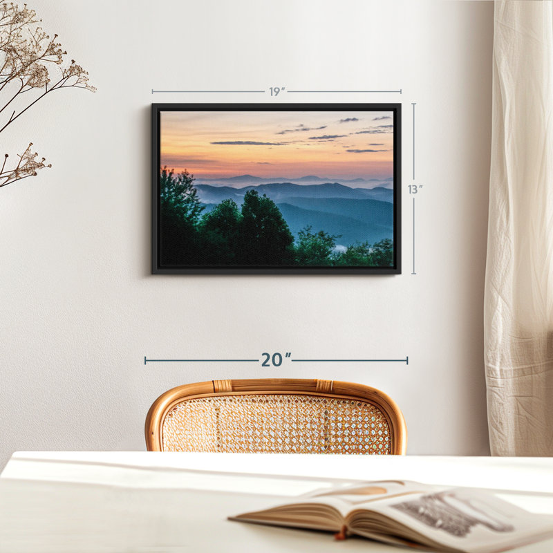 Nature «Blue Ridge Canvas Print», H 13 po x l 19 po
