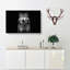 Wolf Portrait - Wrapped Canvas-55319986