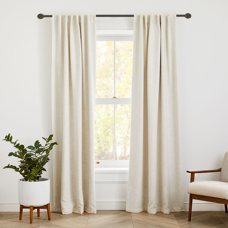 Tringle à rideaux simple ajustable 1 po Danika, H 1 po x l 120 po x P 7 po, Bronze/Doré
