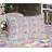 Ambesonne Geometric Fitted Sheet & Pillow Sham Multicolor-106787396