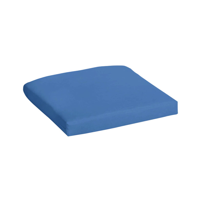 Coussin de siège d'extérieur, Bleu, 19 po x 19 po