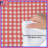 Red White Gingham Pattern Comforter-128699958