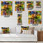 Color Fusion I - Horloge murale moderne-1448558104
