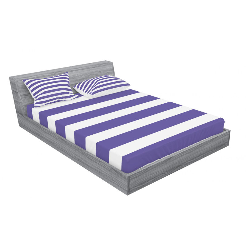 Microfiber Striped Sheet Set