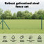 Vidaxl Fence With Posts PVC-Coated Steel-116797840-116797841