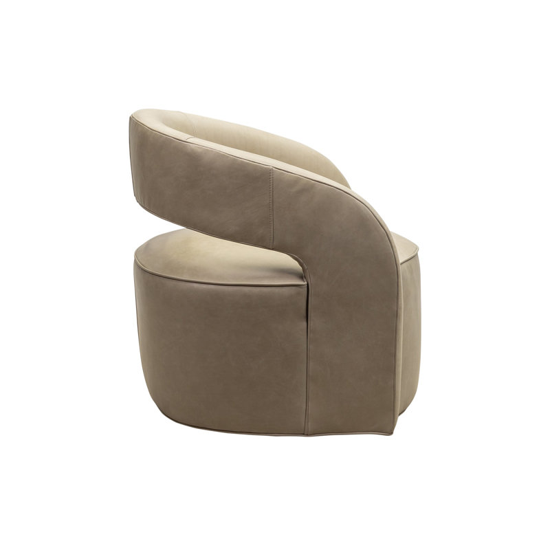 Chaise pivotante kaki Shilah