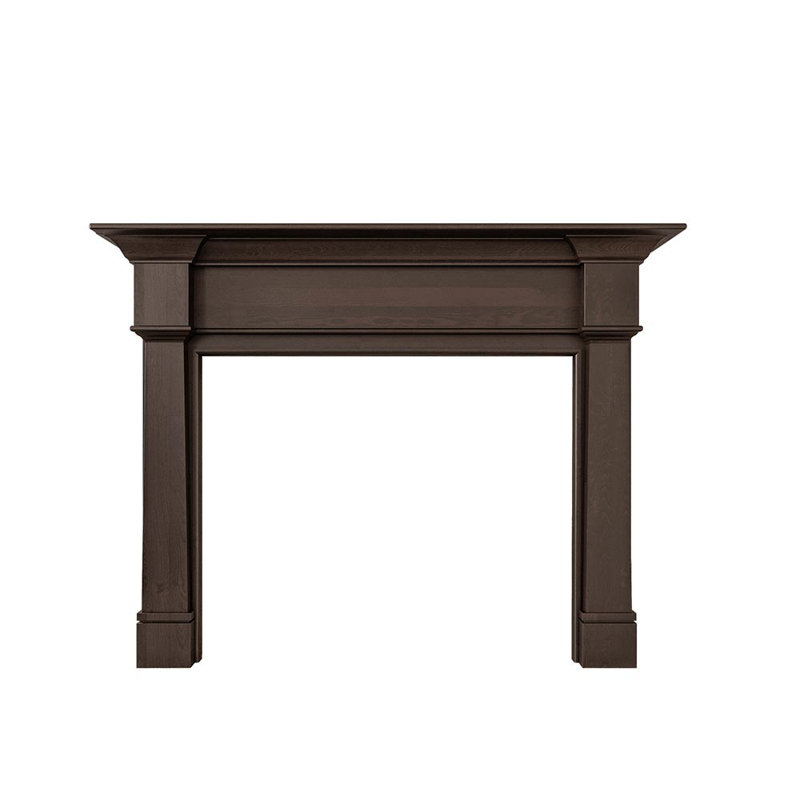Grant Traditional Wood Fireplace Mantel Surround Kit Includes Wooden Mantel Surround & Shelf, 80", Provincial Stain