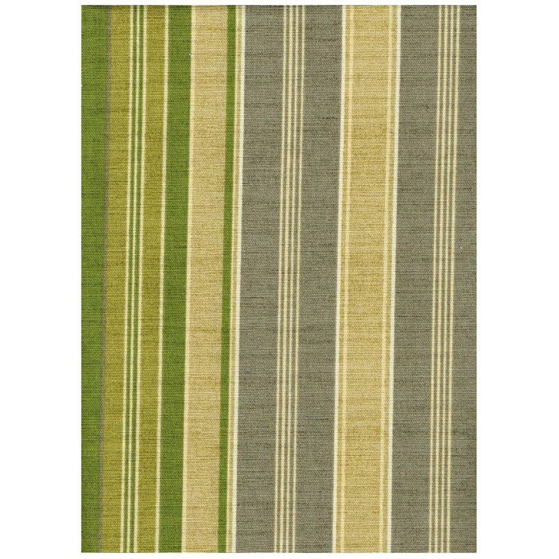 Stotler 75'' Upholstered Sofa, Green/Grey Striped