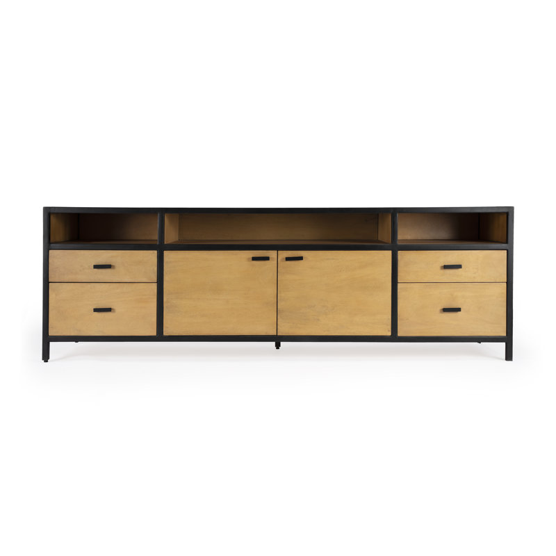 Hans Iron And Wood TV Stand