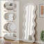 Miroir blanc crème
