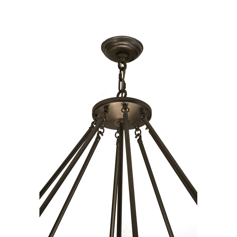 Madison 60" Nickel Glass LED Indoor/Outdoor Pendant