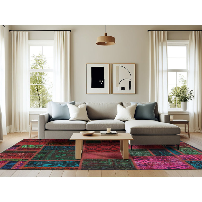 Abstract Indoor Rug, Rectangle 6' x 9'