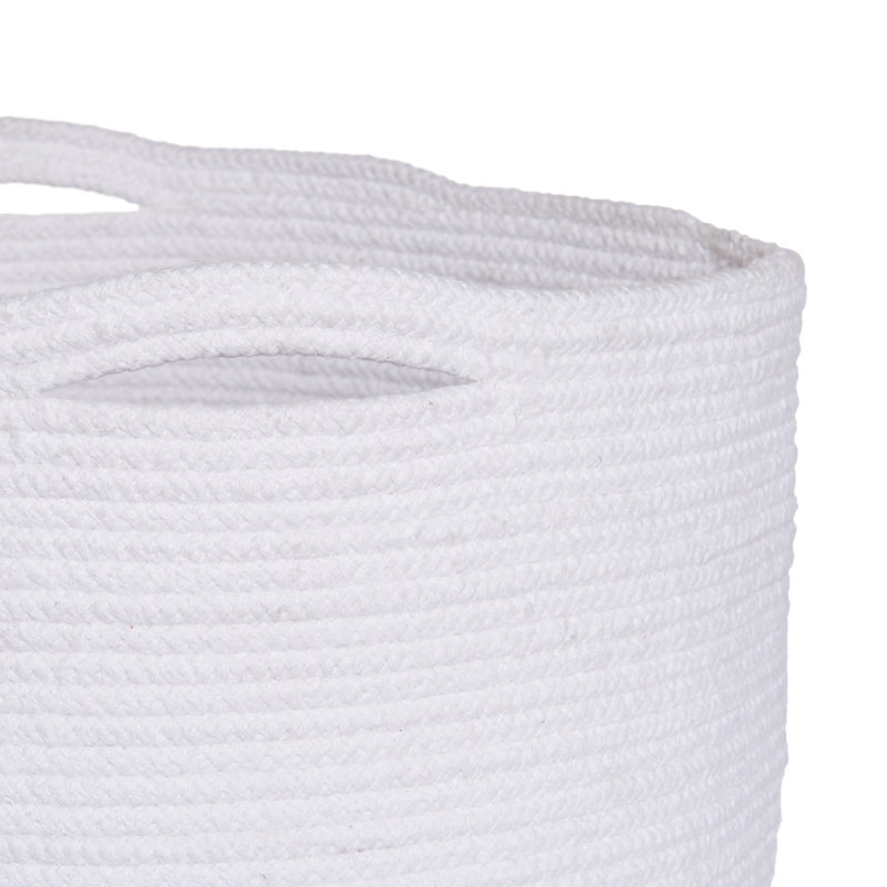 Panier utilitaire en tissu, Blanc