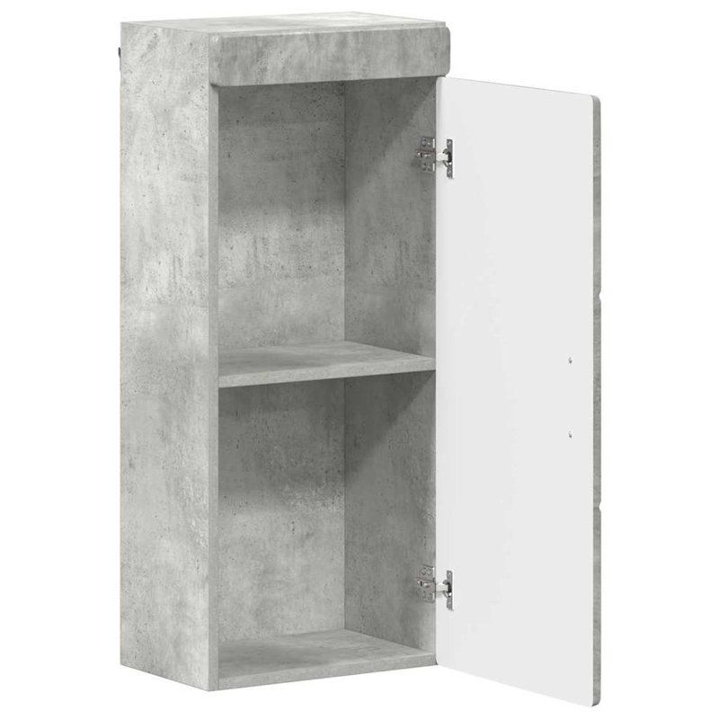 Freestanding Bathroom Cabinet, Concrete Grey