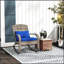 Chaise berçante en osier Adirondack Outsunny-291747492-291747488