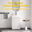 Othelia Freestanding Bathroom Vanity with Sink & Striped Drawer-124298308