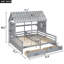 Lit plateforme simple avec deux tiroirs, combinaison de 2 lits simples côte à côte (lit)-1435226195