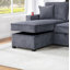 Ensemble de salon convertible 2 pièces-1232859588