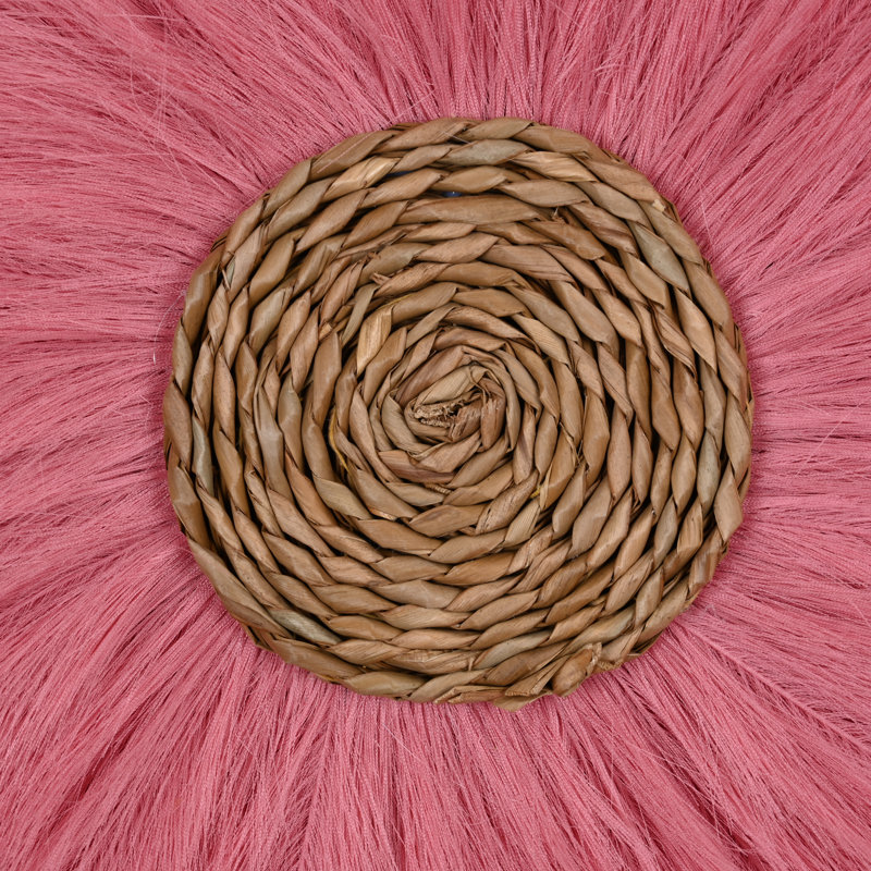 Décoration murale couronne artificielle artificielle, Mauve