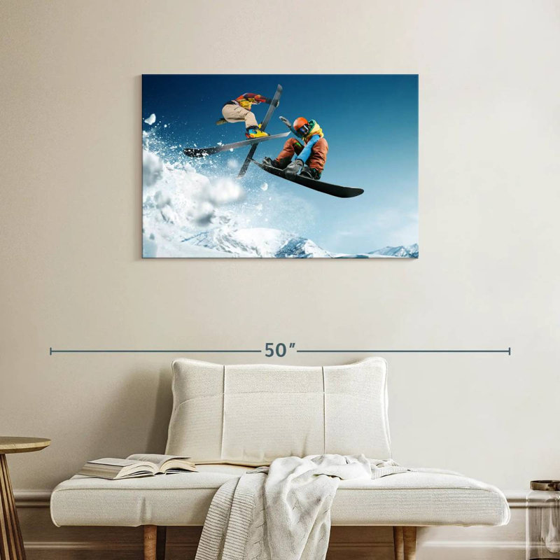 Ski et planche à neige, H 24 po x l 36 po
