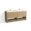 Vue 72" W Freestanding Double Bathroom Vanity-1847930732-1847930740-1847930742