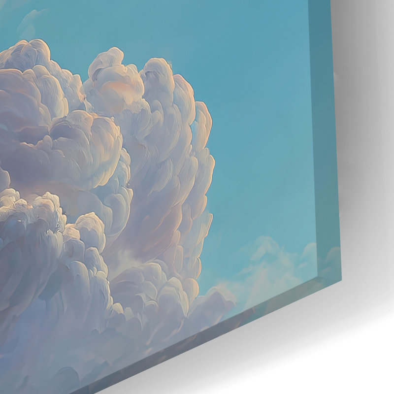  «Magnifique nuage 3» par Ann Klee, art mural en verre acrylique, 24 po x 16 po, H 16 po x l 24 po