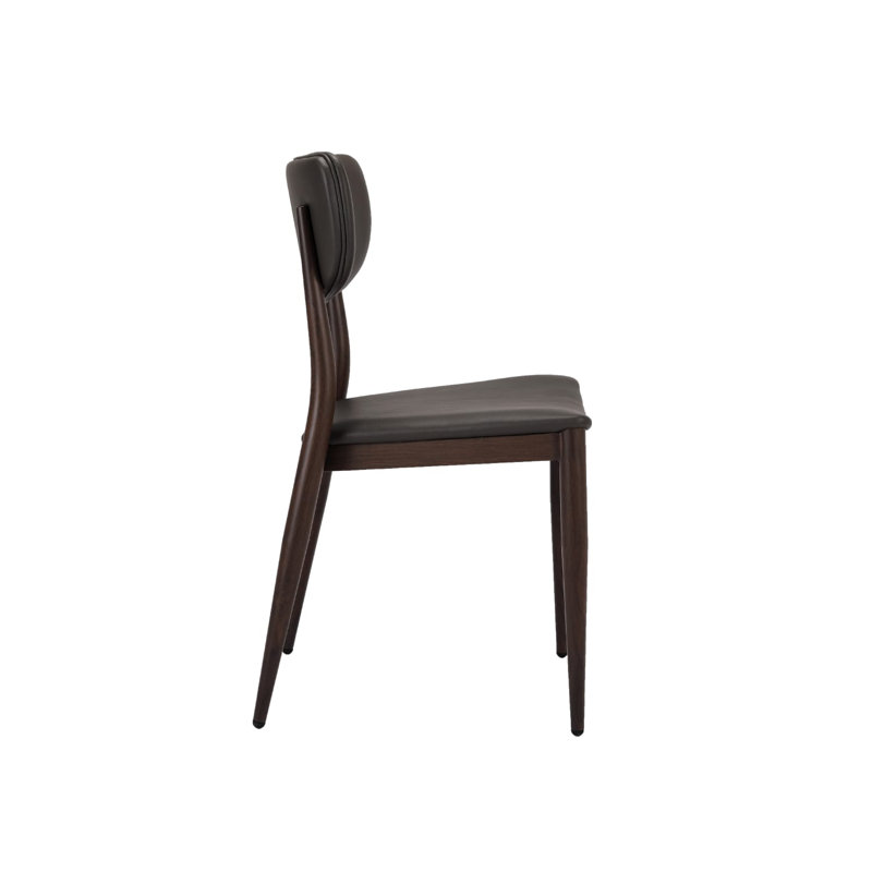 Chaise Slim, blanc (ensemble de 2), gris