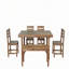 Ensemble de table et de chaises d'extérieur en bois d'acacia de haute qualité, convenant au patio, au balcon et à la cour-47100328