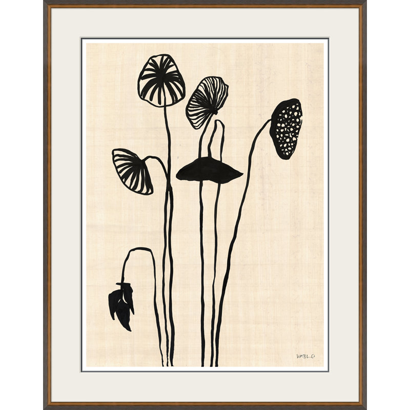 Lotus Pods Painting by Susan Hable