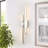 Keyli 2-Light 24 Inch LED Vanity Light Bath Bar Dimmable Linear Wall Sconces-531888590