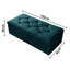 Akerria 102cm Wide Rectangle Striped Ottoman Storage Box with Hydrolic Arm-1466758761